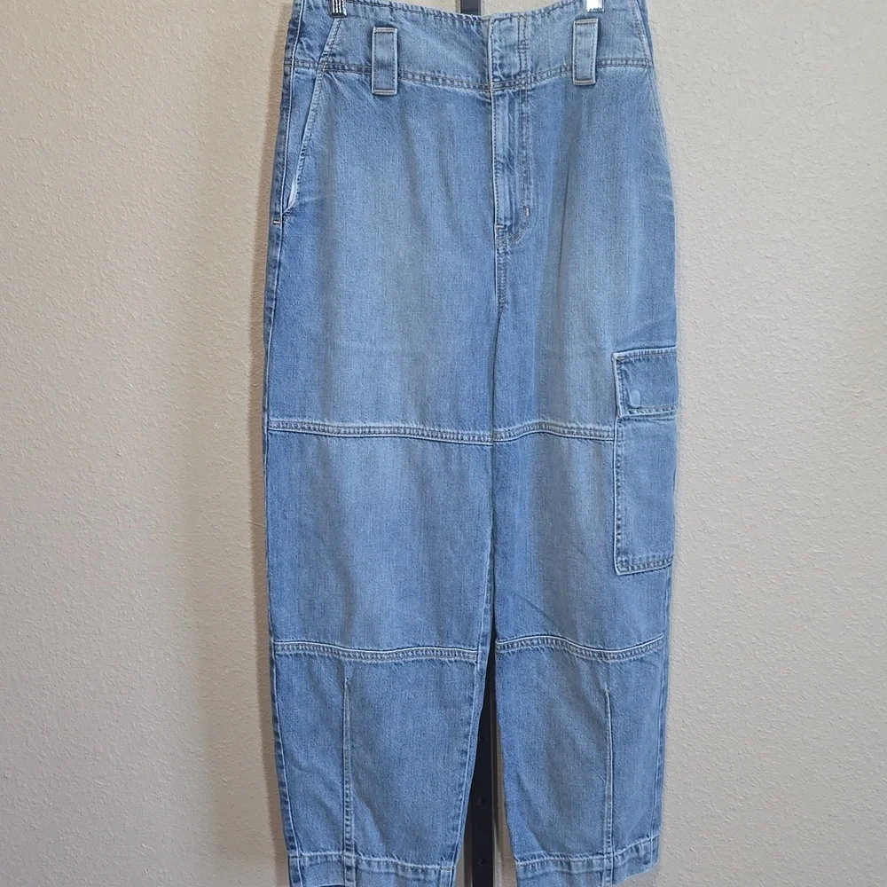 NWT Etica Juni Relaxed Fit Cargo Jeans Size 27 - Picture 4 of 12